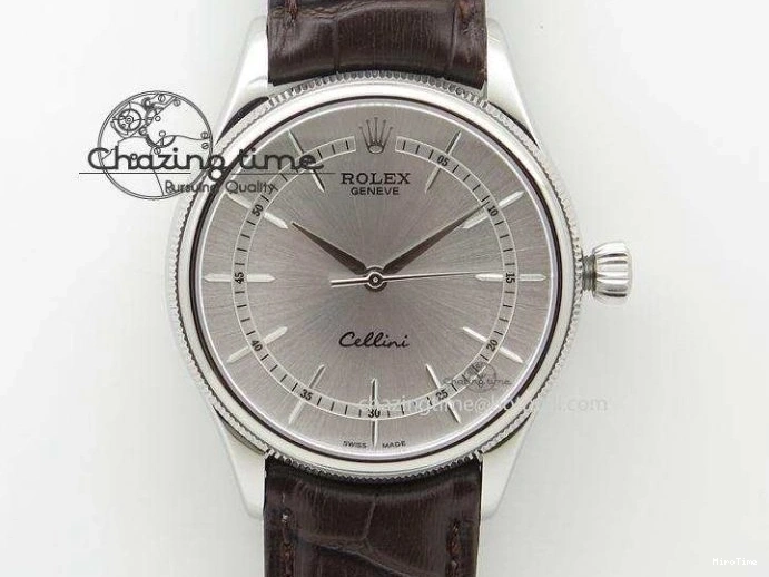 MiroTime 0105 GoodFit DateJust 41mm 126334 Noob 1:1 Best Edition Fluted Bezel Gray Diam Dial On SS Oyster Bracelet A 3585